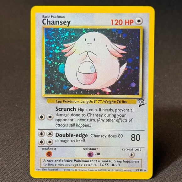 Chansey Base Set 2 "Reprinted" - Picture 2 of 3